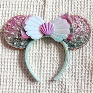 Disney Parks The little mermaid Ariel minnie mouse ear Headband NWOT